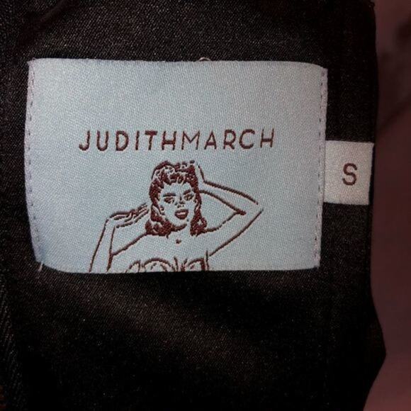 Judith March One Shoulder Satin Lace Dress Small - Picture 6 of 7